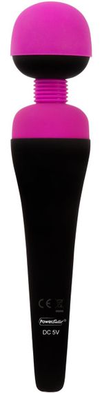 Вібромасажер PalmPower Recharge Pink з USB, IPX7, гнучка шийка, знімна насадка та до 90 хв роботи | Зображення 3