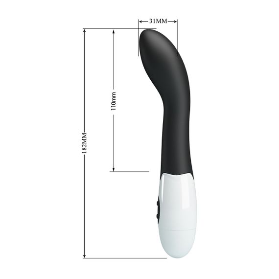 Вибратор PRETTY LOVE Bishop black 30 function Sex Aura | Зображення 5