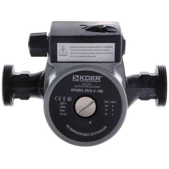Насос циркуляційний відцентр. Koer KP.GRS-25 / 8-2-180 (KP0253) | Зображення 2