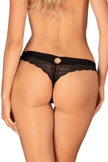 Трусики Obsessive Chemeris Чорні M/L | Зображення 1