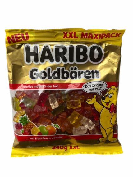 Цукерки желейні Haribo GoldBaren Золоті ведмедики, 240 г, жувальні цукерки Харибо