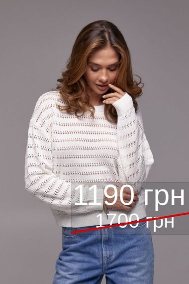 Джемпер ажурний 2754 | Зображення 5