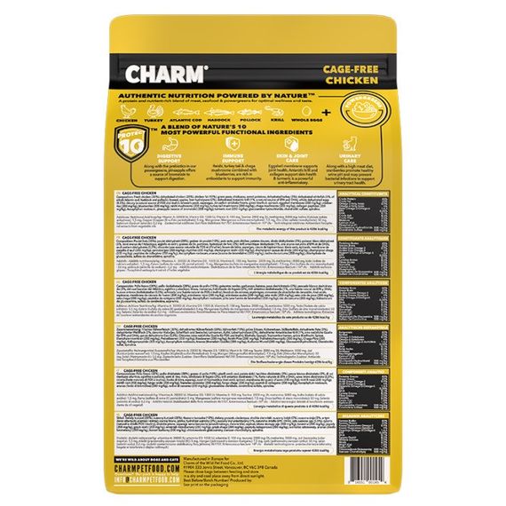 Сухий корм для котів з куркою Charm Cage-Free Chicken, 5.4 кг | Зображення 1