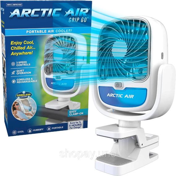 Аккумуляторный вентилятор Arctic Cool Clamp с прищепкой и USB-зарядкой