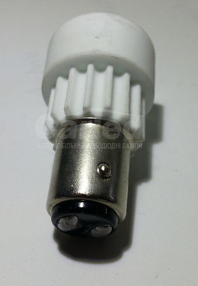 Светодиодная автолампа 1157 - P21/5W - BAY15d, 3PCS 3W WHITE(200Lm) ceramic lamp двухконтактная | Зображення 2
