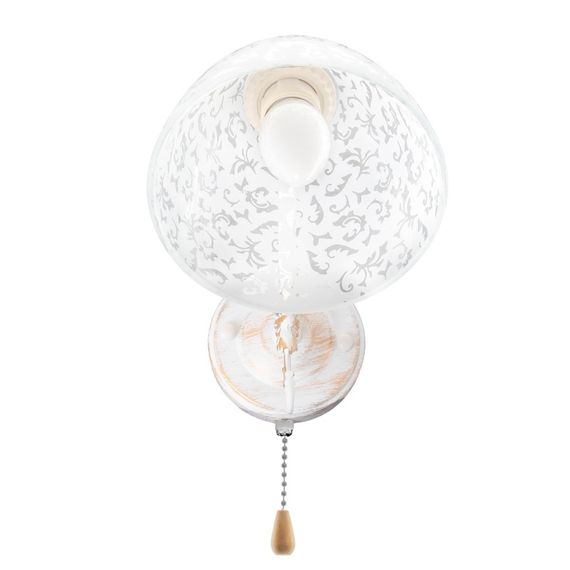 Бра настенное накладное в спальню классическое BKL-486W/1 E27 WH | Зображення 2