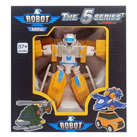 Игровой трансформер транспорт TOBOT W339, 12 видов Желтый