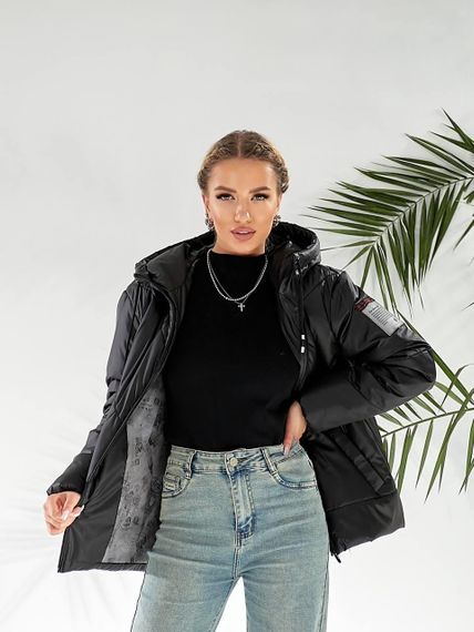 Утеплена куртка, арт.417/1, чорний | Зображення 6