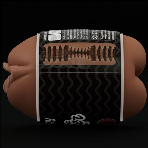 Мастурбатор - Slider Double-Ended Masturbator Ass and Vagina Brown | Зображення 3