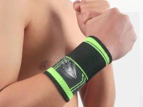 Эластичный фиксатор запястья (напульсник) бандаж запястья регулируемый