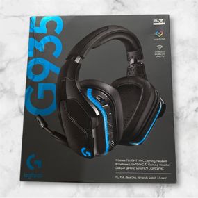 Игровые наушники Logitech G935 Wireless Gaming Headset (981-000744) Black