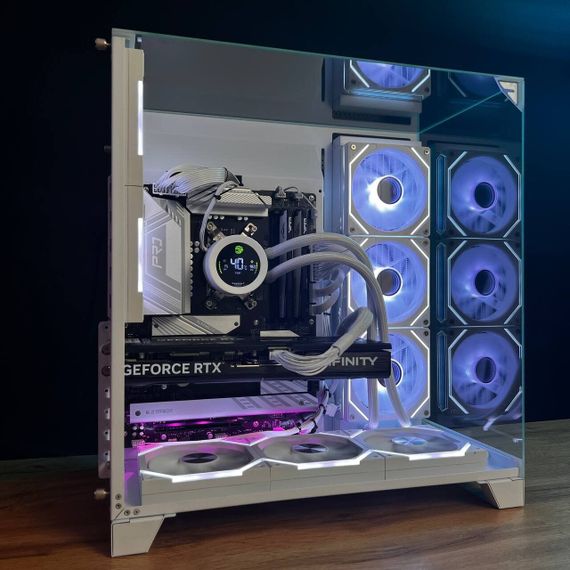 Збірка під замовлення:: комп'ютер GameMax Infinity Pro White Tower / AMD Ryzen 7 7700 (8 (12) ядер по 3,8 - 5,3 ГГц) / 32 ГБ DDR5 / 2000 ГБ SSD M.2 / nVidia GeForce RTX 5070, 12 ГБ GDDR7, 192-біт / 850 Вт | Зображення 4