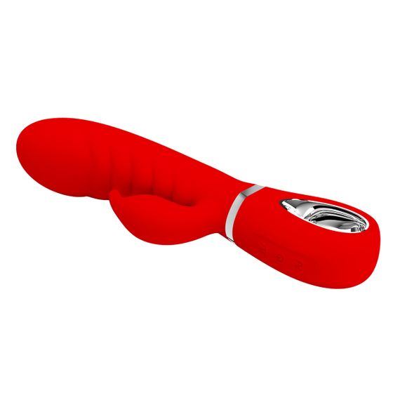 Ребристий вібратор Pretty Love - Prescott Red, BI-014635-2 Sex Aura | Зображення 7