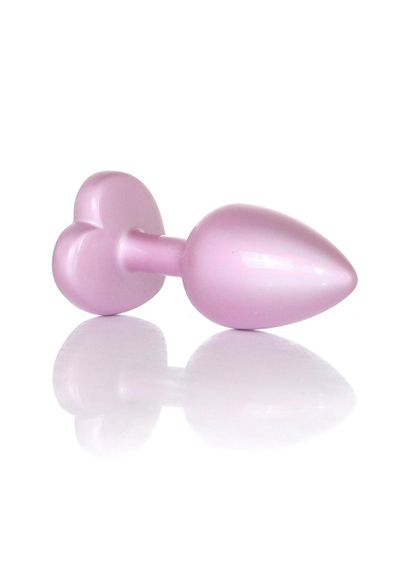 Анальна пробка - Jewellery Pearl Pink Heart Plug Clear S sexstyle