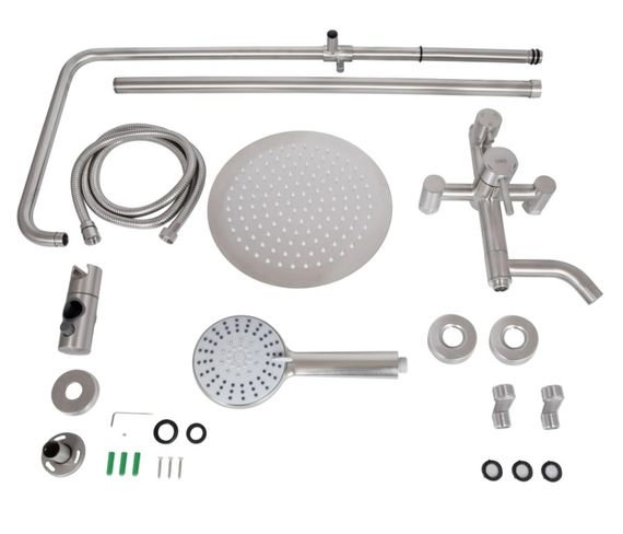 Душова система універсальна Lidz Aria 1030, Nickel (k35) LDARI1030NKS34932 | Зображення 2