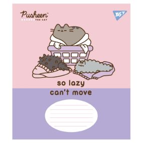 Зошит учнівський YES Pusheen The Cat 767614 12 аркушів Різнокольоровий shop (4823092292124)