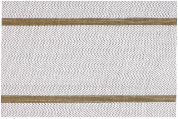 Набір 4 сервірувальних килимка Casual 30х45см, плейсмат (підтарільники), бежевий, смуги