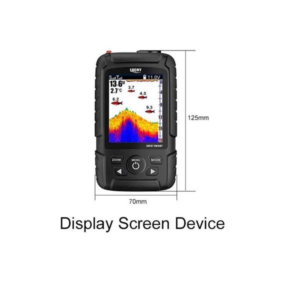 Ехолот Lucky FF718LIC-WT Fishfinder бездротовий та провідний датчик ехолот Lucky 2 в 1 | Зображення 1