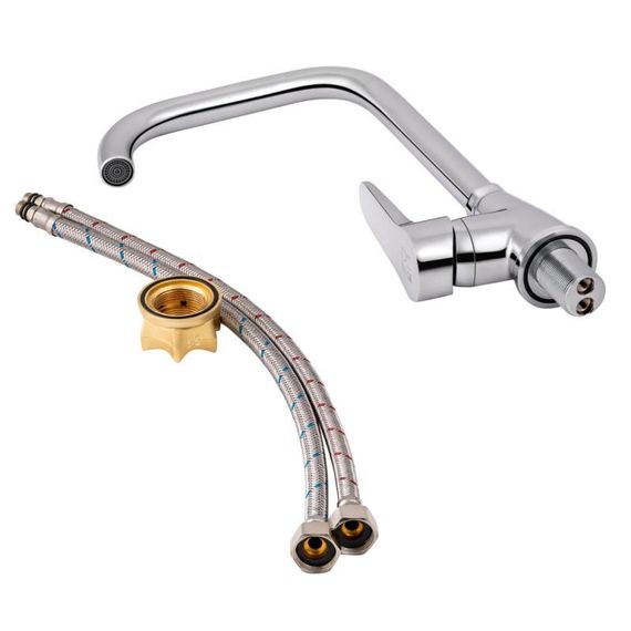 Смеситель для кухни Lidz Nicole 014F1 (k35) LDNIC014F1CRM22010 Chrome | Зображення 5