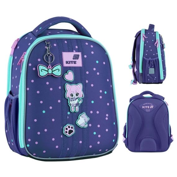 Рюкзак каркасний для дівчинки Kite K26-555S-3 Різнокольоровий shop (4063276265654)