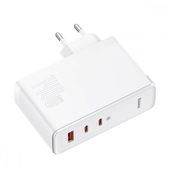 МЗП Baseus GaN5 Pro 140W (2 x Type-C + USB) + Кабель Type-C + Type-C) | Зображення 8