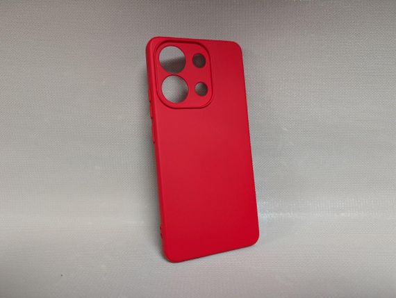 Чохол для Xiaomi Redmi Note 13 4G / Сяомі Редмі Ноут 13 4G, силіконовий, матовий, червоний