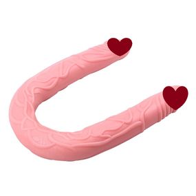 Двосторонній реалістичний фалоімітатор Chisa HI BASIC, тілесний Sex Aura