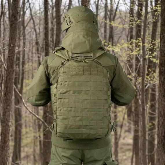 Рюкзак тактичний 10л Олива, штурмовий рюкзак військовий Ukrarmor укрармор Cordura 1000D, рюкзак ЗСУ MOLLE похід | Зображення 9