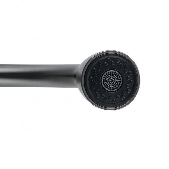 Смеситель для кухни Lidz Aria 015FL (k35) с выдвижным изливом LDARI015FLGRP49560 Graphite | Зображення 4