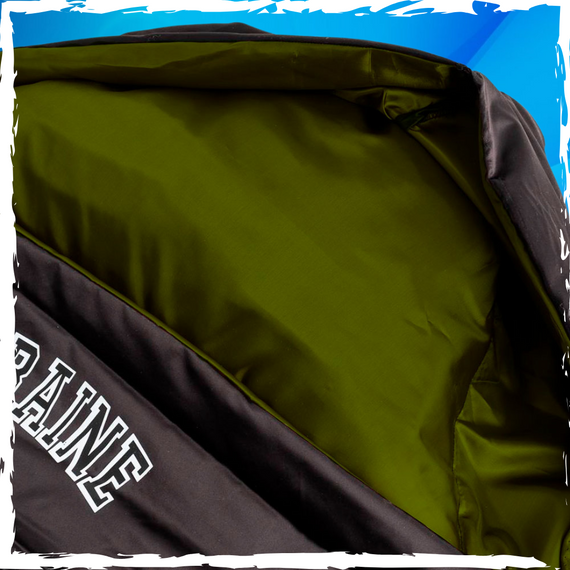 Спальний мішок з капюшоном, тактичний теплий спальний з чохлом, зимовий туристичний. 217см х 85 см | Зображення 2