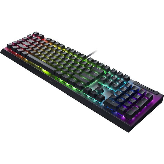 Клавіатура Razer BlackWidow V4 X Yellow Switch USB RU Black (RZ03-04702500-R3R1) | Зображення 4