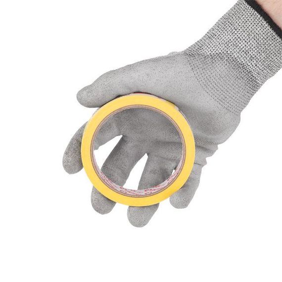 Стрічка малярська 19 мм, 20 м, жовта INTERTOOL DM-1920 | Зображення 2