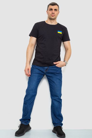 Футболка чоловіча патріотична, колір чорний, 226R040 | Зображення 1