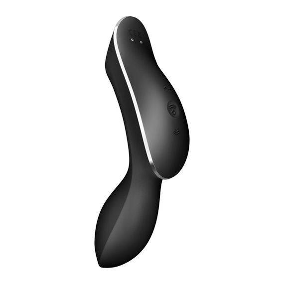 Вакуумний стимулятор з вібрацією Satisfyer Curvy Trinity 2 Black | Зображення 5