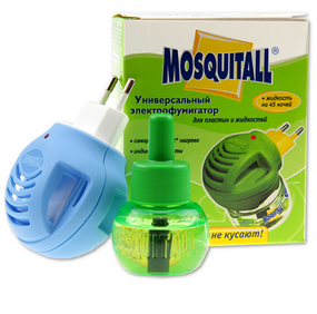 Комплект від комарів, прилад + рідина 45 ночей Mosquitall універсальний захист