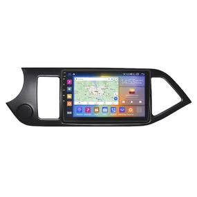 Штатная магнитола Lesko для Kia Picanto II 2011-2015 экран 9" 2/32Gb CarPlay 4G Wi-Fi GPS Prime Киа Пиканто