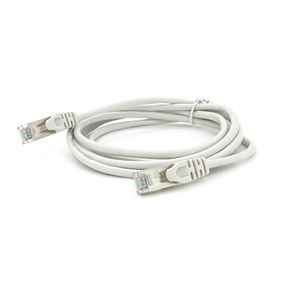 Патч-корд литой MERLION,FTP,RJ45,Cat.5e,2m,серый,CU,Q200
