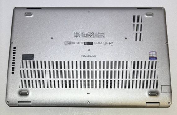 Мобільна робоча станція Dell Precision 3550 / 15,6" (1366x768) TN / Intel Core i7-10610U (4 (8) ядра по 1,8 - 4,9 ГГц) / 16 ГБ DDR4 / 256 ГБ SSD / nVidia Quadro P520, 2 ГБ GDDR5, 64-біт / WebCam б/в | Зображення 2