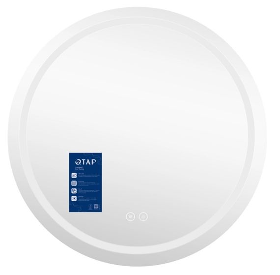 Дзеркало Qtap Mideya (MI6) кругле з LED-підсвічуванням Touch QT2078NCR9090W | Зображення 2
