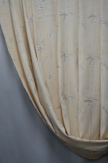 Штора жакард 7490 кремова