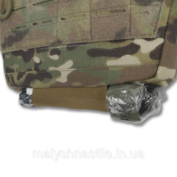 Сумка-напашник XL з балістичним пакетом 1 клас захисту Kiborg GU Сordura Multicam | Зображення 9