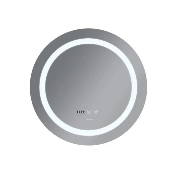 Дзеркало Mixxus Plain MC02-60 (годинник, LED-підсвічування, антизапотівання) (MI6012) | Зображення 2