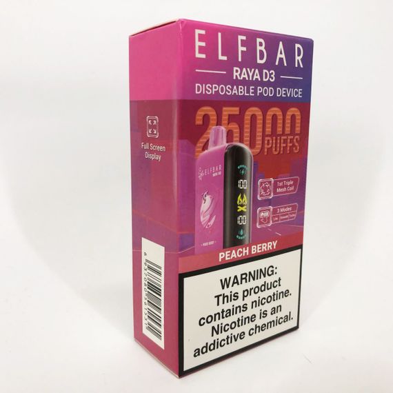 Elf Bar Raya D3 25000 смак Персик Ягоди (Peach Berry) | Зображення 3