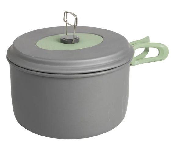 Набір посуду Bo-Camp Explorer XL 4 Pieces Hard Anodized Grey/Green (2200249) (DAS302116) | Зображення 9