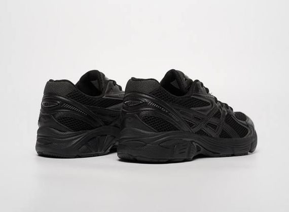 Демісезонні шкіряні кросівки Asics колір чорний | Зображення 3