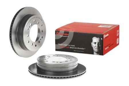 Тормозной диск, задняя ось BREMBO, 09A33411