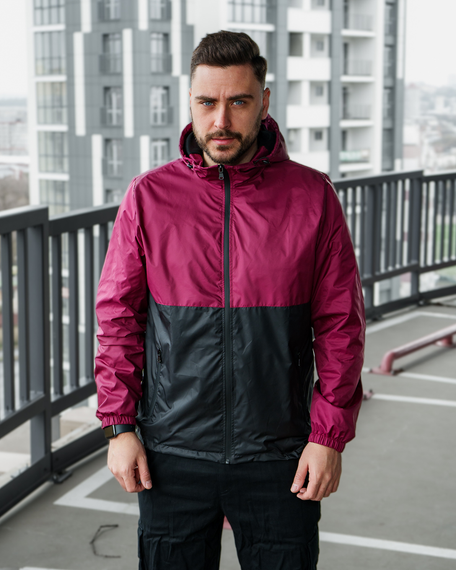 Вітровка Фентезі бордово-чорний S M | Зображення 6