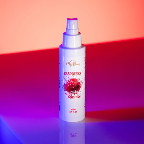 Інтимний гель-лубрикант - MyLove Taste-Slide Sensitive Raspberry, 100 мл | Зображення 1