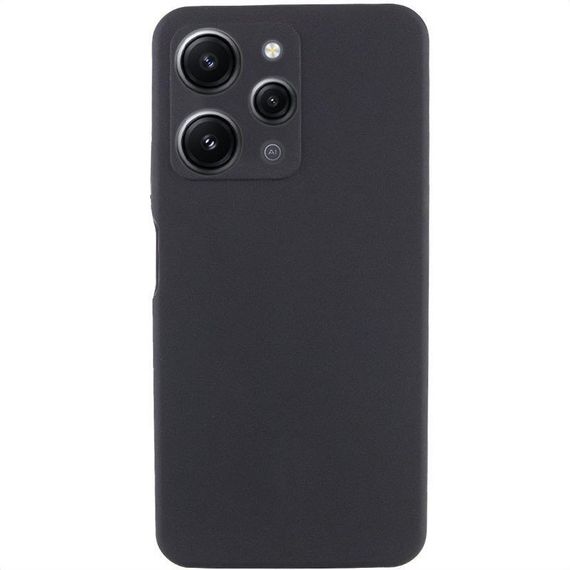 Чехол Silicone Cover Lakshmi Full Camera (AAA) для Xiaomi Redmi 12 Черный / Black