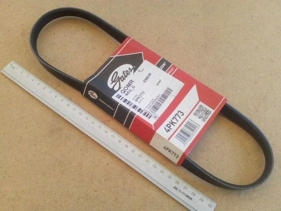 Ремінь генератора струмковий GATES (4PK773) (MN183019)